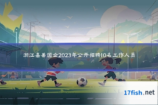浙江嘉善国企2023年公开招聘10名工作人员
