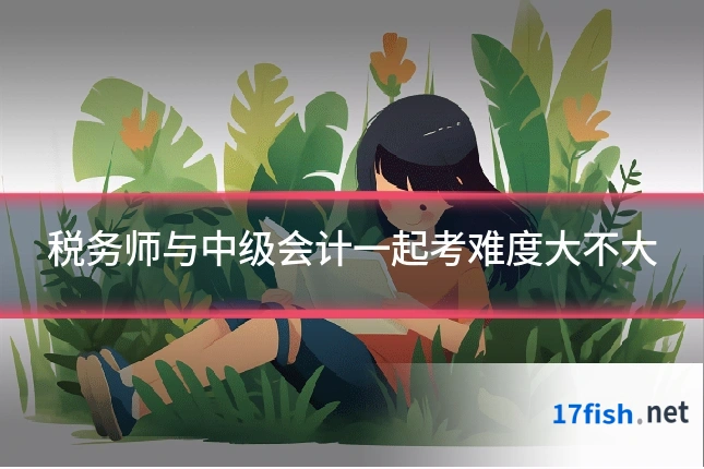 税务师与中级会计一起考难度大不大