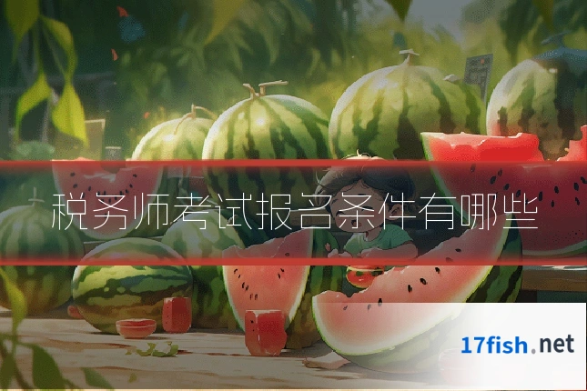 税务师考试报名条件有哪些