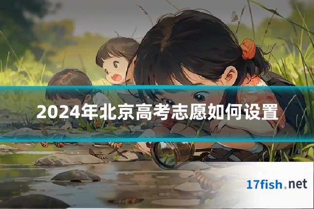 2024年北京高考志愿如何设置