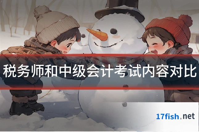 税务师和中级会计考试内容对比