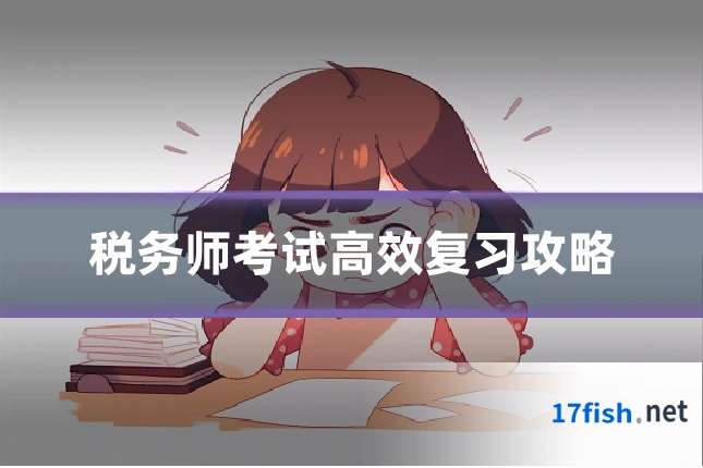 税务师考试高效复习攻略