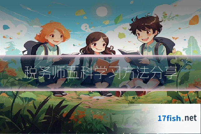税务师五科学习方法分享