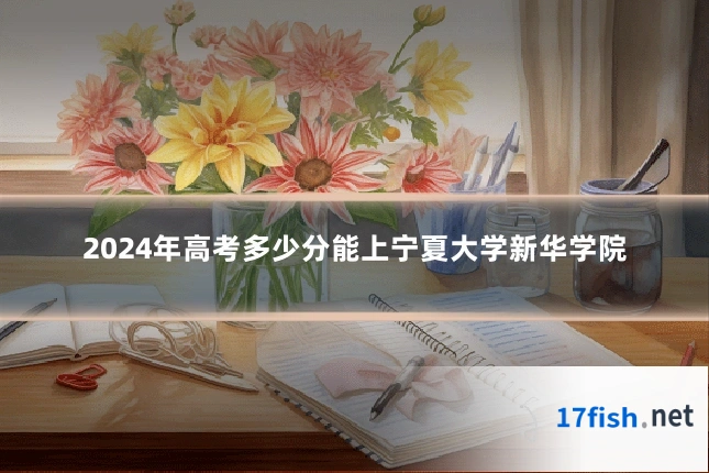 2024年高考多少分能上宁夏大学新华学院