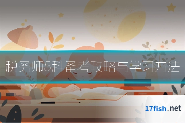 税务师5科备考攻略与学习方法
