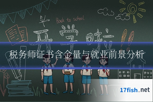 税务师证书含金量与就业前景分析