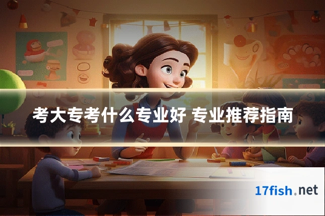 考大专考什么专业好 专业推荐指南