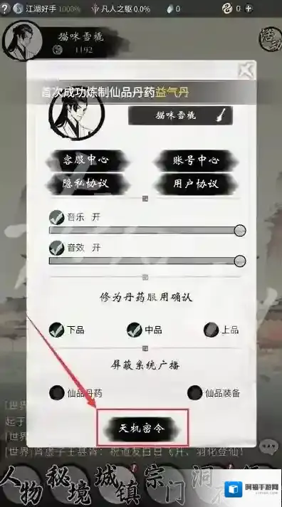 一念逍遥天机密令