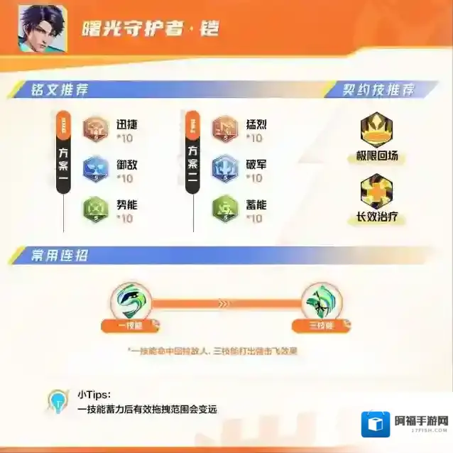 星之破晓【英雄极速上手】曙光守护者·铠