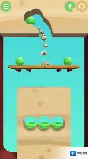 超级挖坑大师落到